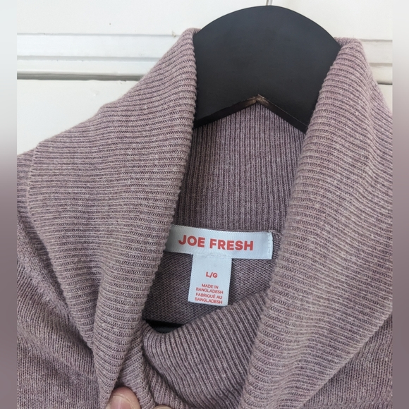 Mauve light knit turtle neck - Picture 2 of 4